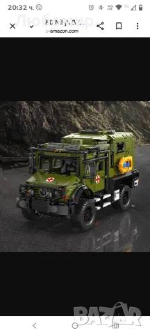 Конструктор T4023 Камион Mercedes Benz Unimog 3850 Части от Лего, снимка 9 - Конструктори - 54032201