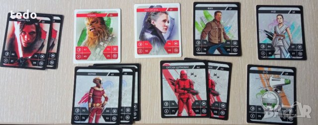 Star Wars картички , снимка 2 - Колекции - 33888482