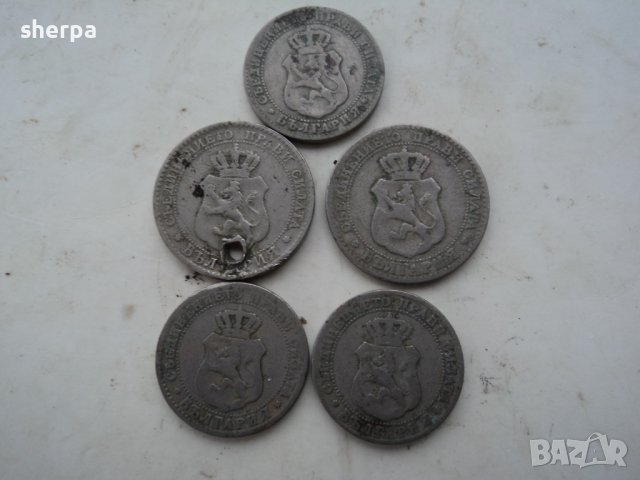 лот монети 1888 г., снимка 4 - Нумизматика и бонистика - 42909435