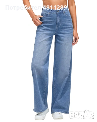 Дамски еластични дънки , сини, размер S, снимка 2 - Дънки - 54348208