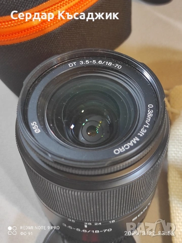 SONY a-200 с обектив Minolta 28/2,8, снимка 10 - Фотоапарати - 47476206