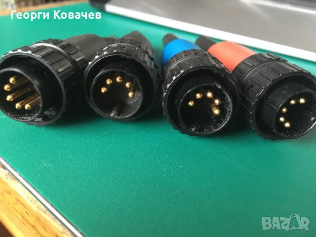 Продавам конектор DNM DIN с байонет с 5 позлатени пина, снимка 2 - Други - 38033007