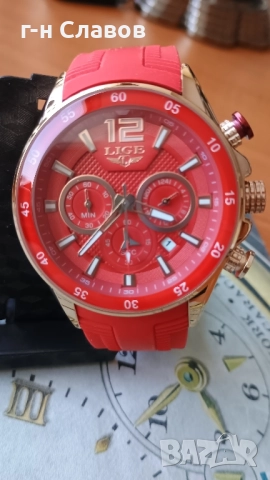 Men Chronograph LIGE LIMITTED! , снимка 4 - Мъжки - 51592428