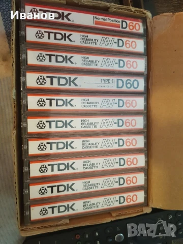 TDK AV-D 60 КАСЕТИ , снимка 2 - Аудио касети - 51246009