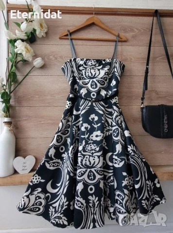 Разкроена елегантна рокля , снимка 5 - Рокли - 51400314