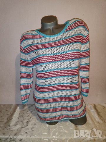 Пуловер мрежа р-р ХS, снимка 2 - Блузи с дълъг ръкав и пуловери - 42798758