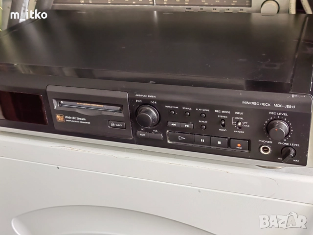 Sony MDS-JE510 мини диск рекордер - за части, снимка 11 - Декове - 51479928