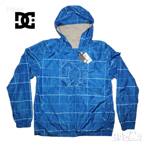 НОВО мъжко яке DC SHOES две лица качулка