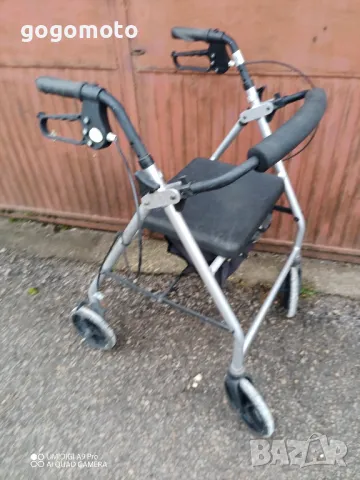 Ролатор, проходилка, олекотен, сгъваем + седалка+ колан , снимка 14 - Ролатори - 49698695