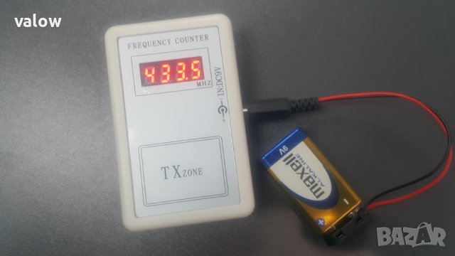Тестер честотомер за дистанционни 250-450MHZ, снимка 3 - Други инструменти - 39808845