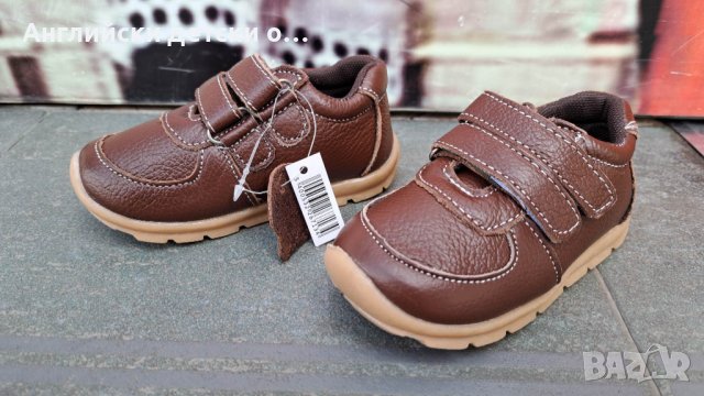 Английски детски маратонки естествена кожа -Happy Bee, снимка 2 - Детски маратонки - 40659533