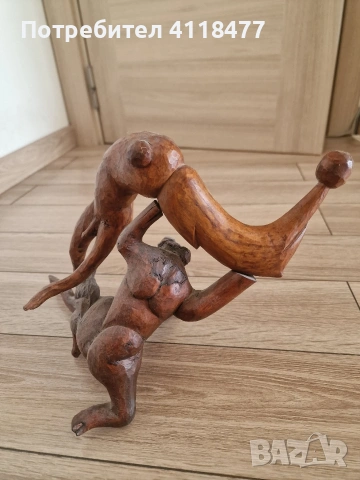 Скулптура статуетка от корени