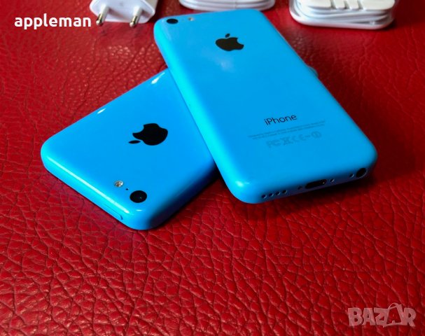 Apple iPhone 5c 16Gb син Фабрично отключен, снимка 1 - Apple iPhone - 37437504