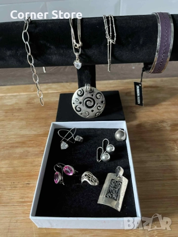 Комплект сребърни бижута, снимка 4 - Бижутерийни комплекти - 51697147