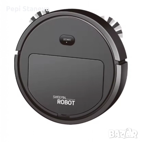Интелигентна прахосмукачка робот 3в1 две четки и моп за почистване на домакинство, снимка 5 - Други стоки за дома - 52558303