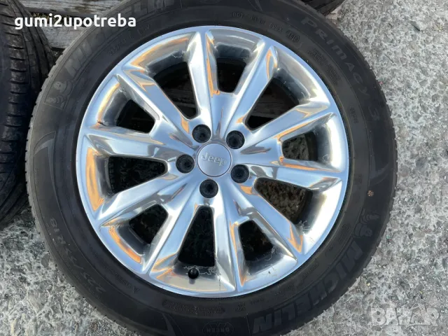 18 джанти 5х110 Jeep Cherokee V (KL) 7J et41 225/55/18 Michelin, снимка 2 - Гуми и джанти - 49980531
