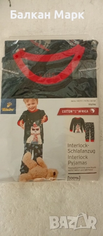 ✨ Детска коледна пижама Tchibo ✨, снимка 3 - Детски пижами - 51811127