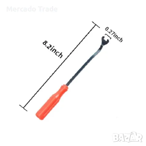 Комплект щипки Mercado Trade, Копки 421бр, Клипсове с инструмент за демонтаж, снимка 3 - Аксесоари и консумативи - 49928365