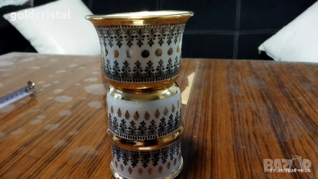 Стар български порцелан ваза , снимка 7 - Антикварни и старинни предмети - 52941385