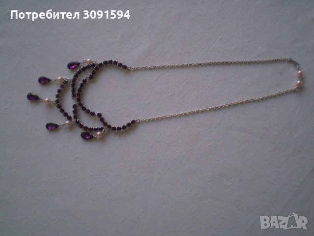 Старо дамско колие огърлица арт деко , снимка 6 - Антикварни и старинни предмети - 37891701