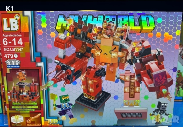 Конструктор Майнкрафт 479 части Minecraft