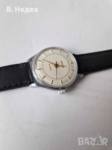 ВОЛНА /ВОСТОК Прецизен, кал. 2809, 22 рубинови камъка, копие на Zenith 135, снимка 2 - Мъжки - 53352081