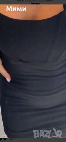 EVIS уникална нова черна рокля, снимка 5 - Рокли - 38497270