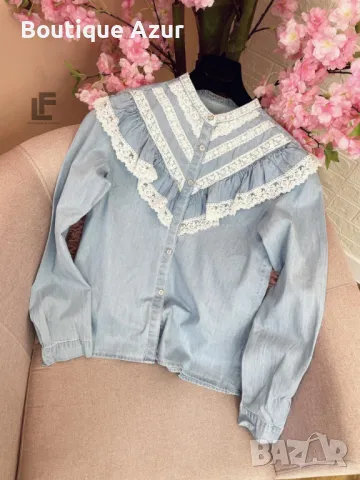 Дънкова Риза LFS Bohemia , снимка 3 - Ризи - 50327359