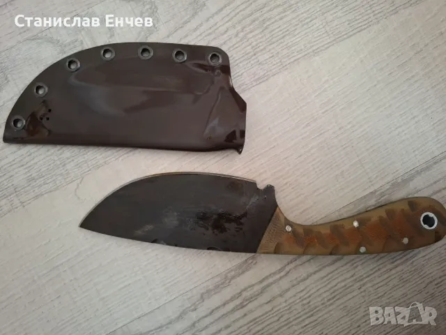 Ръчно изкован нож, снимка 3 - Ножове - 50210901