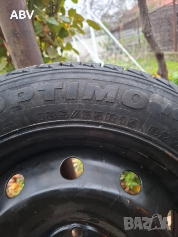 Гума с джанта 185/55/15 1бр., снимка 2 - Гуми и джанти - 52354228