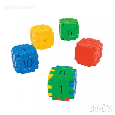 Конструктор 500 г елементи с различни цветове с цифри в PVC плик 270391   нов    , снимка 3 - Конструктори - 30999087