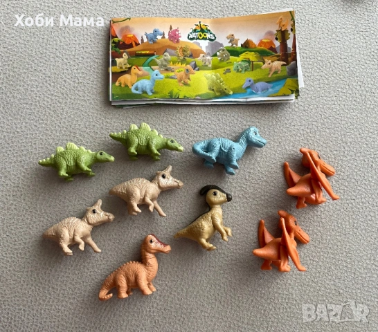 Kinder Surprise Natoons Динозаври играчки от шоколадови яйца 2025