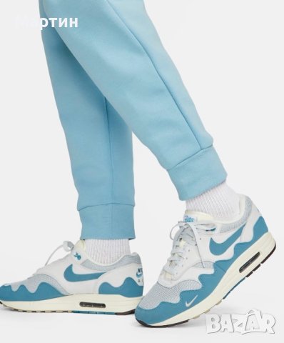 Мъжко долнище Nike Tech Fleece Celestine Blue - размер L, снимка 4 - Спортни дрехи, екипи - 42720953