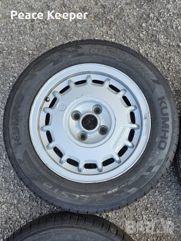 Джанти VW Montreal 14" 4x100 + летни Kumho + зимни Toyo — Golf 2, снимка 3 - Гуми и джанти - 56216086
