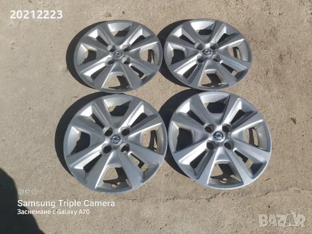 4 броя Оригинални тасове за Opel Corsa D,Opel Corsa E,Opel Adam 15, снимка 3 - Аксесоари и консумативи - 49413997