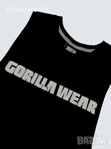 Мъжки спортен потник Gorilla wear размер L, снимка 2 - Спортни дрехи, екипи - 55867917