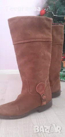 Ботуши велур, снимка 4 - Дамски ботуши - 48378762