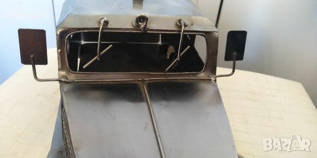 Ръчно изработена метална количка, снимка 8 - Антикварни и старинни предмети - 42778050