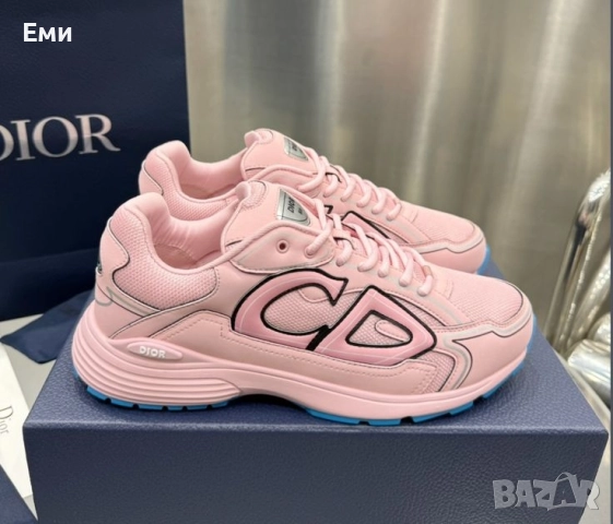 Christian Dior луксозни дамски естествена кожа обувки сникърси маратонки , снимка 6 - Маратонки - 52567275