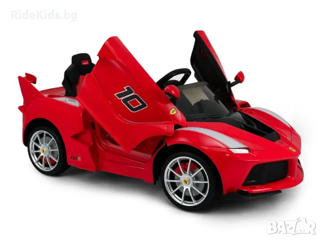 Ferrari Scuderia FXX 12V – Детска акумулаторна кола, Червена, EVA гуми, снимка 5 - Детски велосипеди, триколки и коли - 49743967