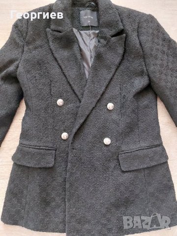 Черно сако от букле,38 номер