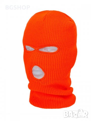Зимна шапка маска - Orange Balaclava, снимка 8 - Шапки - 30397918