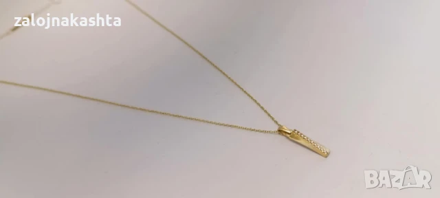 Ново Златно колие-1,66гр/14кр, снимка 3 - Колиета, медальони, синджири - 50685275