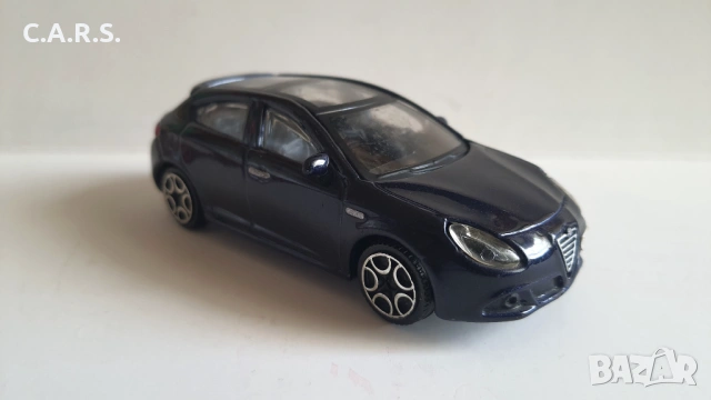 Alfa Romeo Giulietta Bburago - Мащаб 1:43 , снимка 6 - Колекции - 54216706