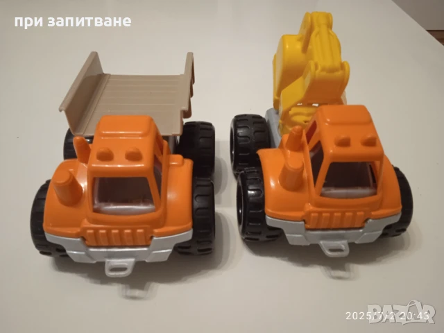  2 бр. камиончета, големи пластмасови, made in France, снимка 8 - Коли, камиони, мотори, писти - 50886042