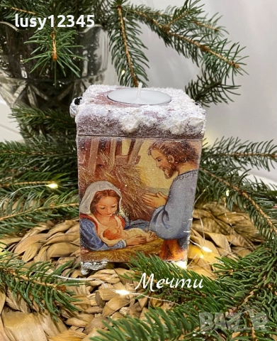 Свещник кутия-Свята нощ! 🎄