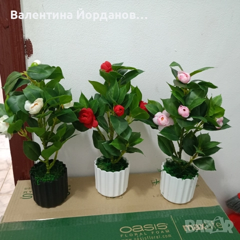 реалистични изкуствени камелии 