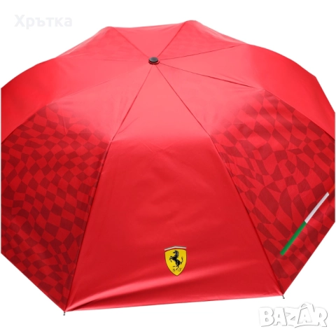 Scuderia Ferrari F1 Umbrella - Оригинален чадър, снимка 2 - Други - 52665746