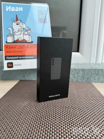 НОВИ*Samsung s24 FE 128 Лизинг 32/м YELLOW / BLACK Самсунг с24 ФЕ, снимка 1