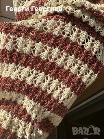 Уникална плетена рокля Манго, снимка 5 - Рокли - 50625681